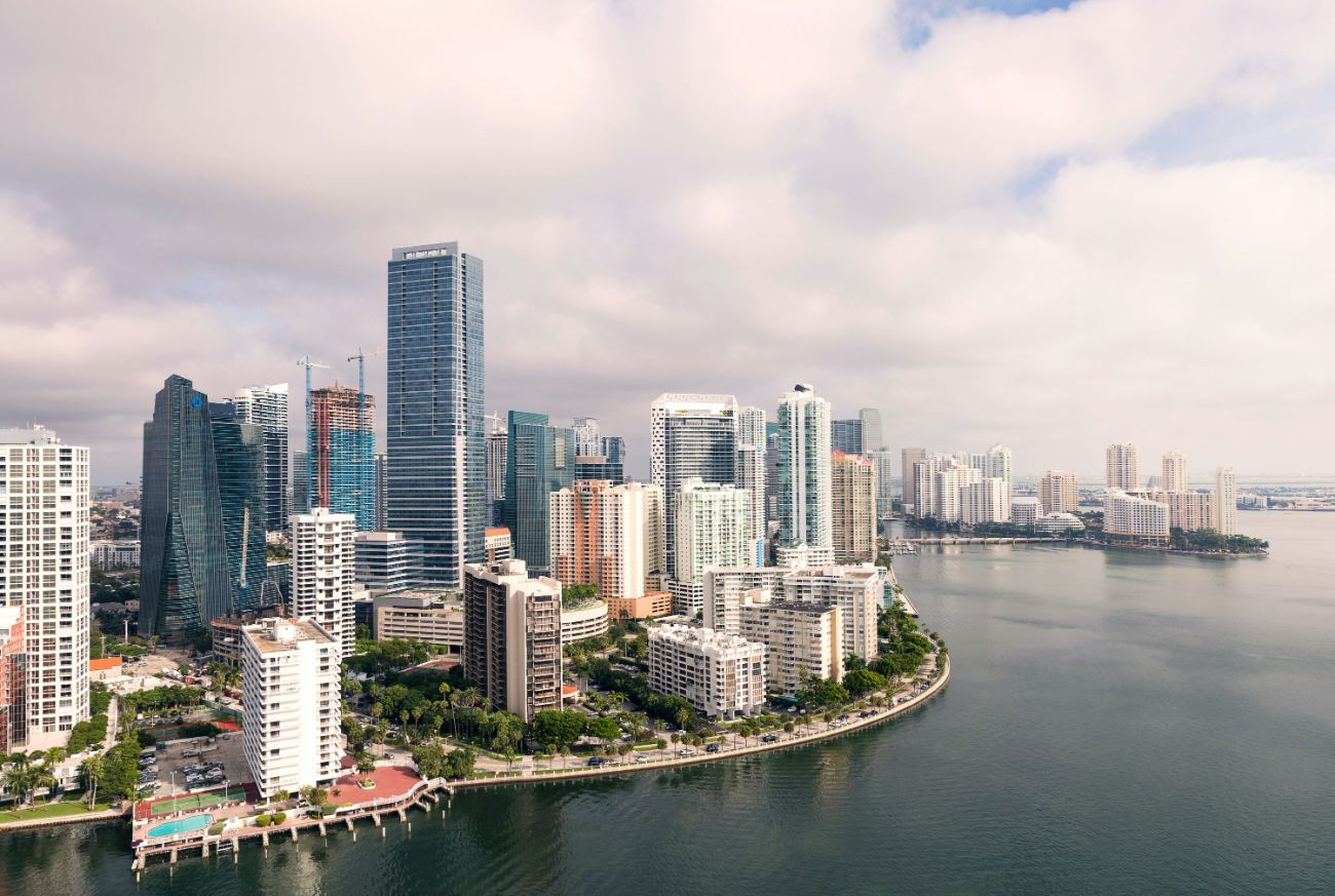 Vista aérea de Brickell, Miami